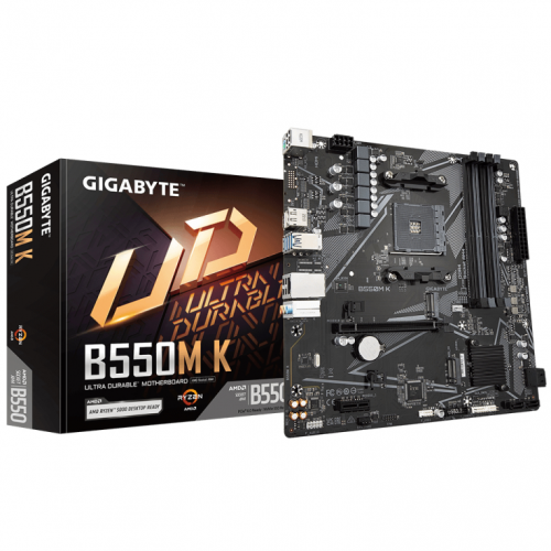MOTHERBOARD GIGABYTE B550M K AM4 MATX 4XDDR4