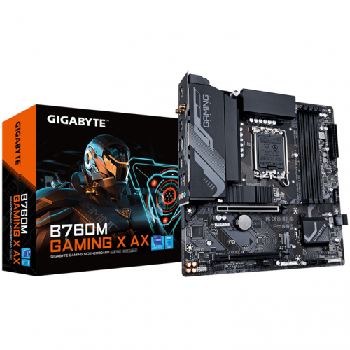 MOTHERBOARD GIGABYTE B760M GAMING X AX 1.2 1700 MATX 4XDDR5