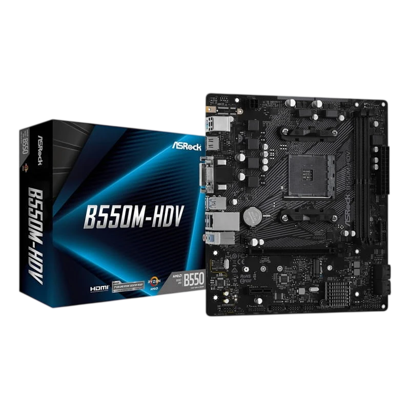 Motherboard Micro-ATX ASRock B550M-HDV 90-MXBDJ0-A0UAYZ