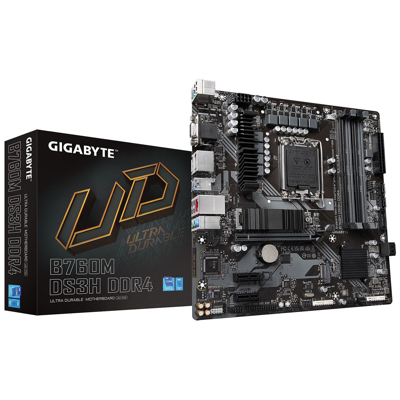 Motherboard Micro-ATX B760M DS3H DDR4 - GIGABYTE
