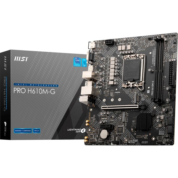 Motherboard Micro-ATX MSI PRO H610M-G DDR5 Skt1700