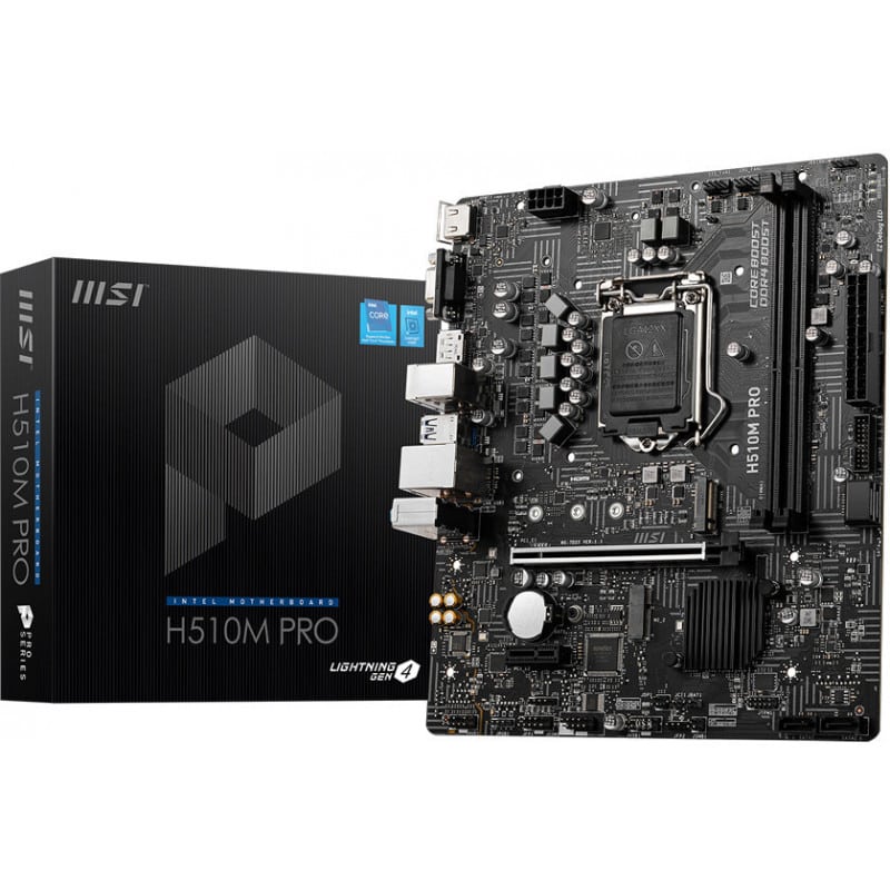 Motherboard Micro-ATX Pro H510M-B Intel H470 LGA 1200 - MSI