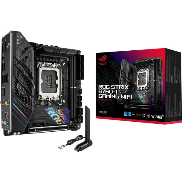 MOTHERBOARD ASUS ROG STRIX B760-I GAMING WIFI, LGA 1700, DDR5, MINI ATX 90MB1D90-M1EAY0