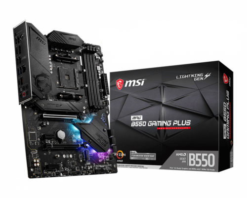 MOTHERBOARD MSI B550 GAMING PLUS AM4 ATX 4XDDR4