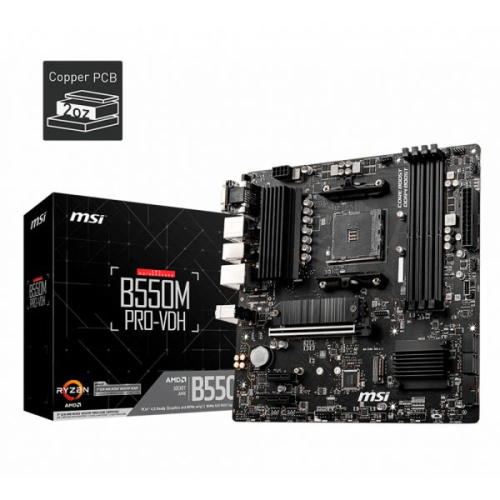 MOTHERBOARD MSI B550M PRO-VDH