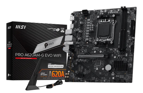 MOTHERBOARD MSI PRO A620AM-G EVO WIFI AMD DDR5