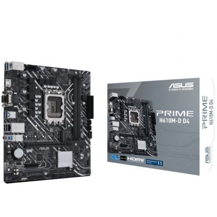 MOTHERBOARD PRIME H610M-D ASUS, LGA 1700, 2X DDR5, 1M.2 PCIE3.0, MATX, 90MB1G80-M0EAY0