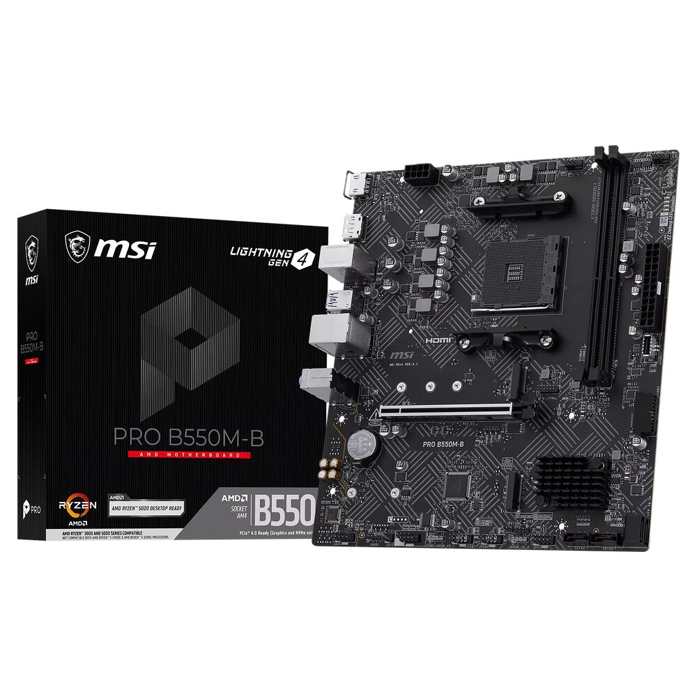 MotherBoard SktAM4 Micro-ATX MSI B550M PRO-B