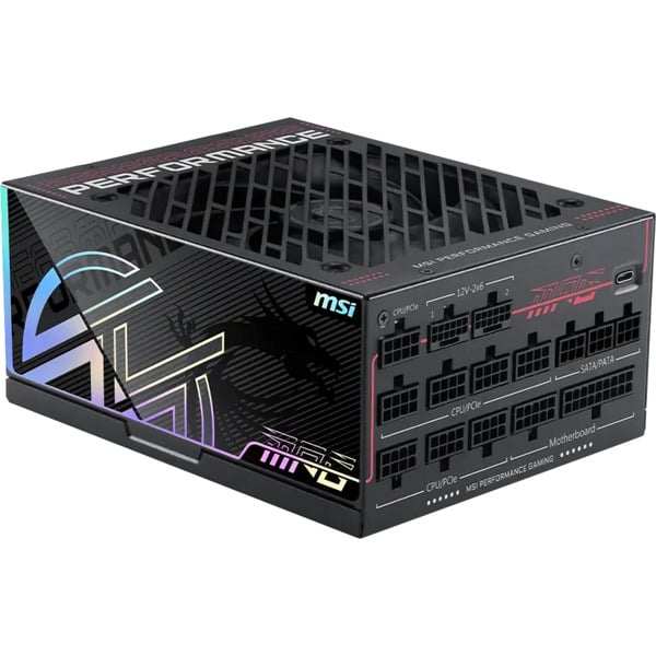MPG Ai1600TS PCIE5 modulaire 1600 watt voeding 