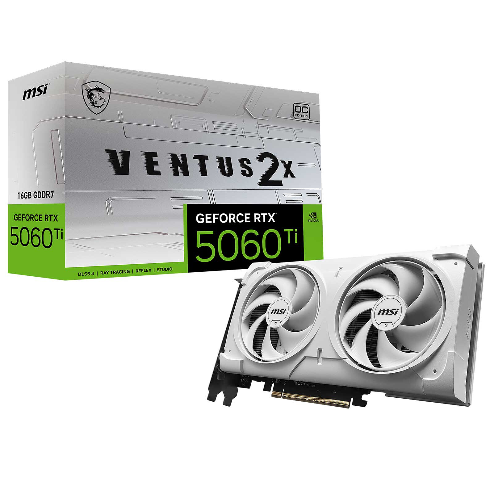 MSI GeForce 5060 Ti 16G VENTUS 2X OC WHITE PLUS