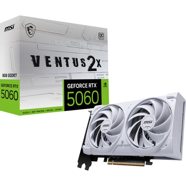MSI GeForce RTX 5060 8G VENTUS 2X OC White