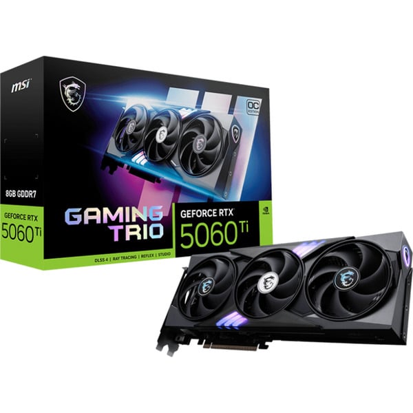 MSI GeForce RTX 5060 Ti 8G GAMING TRIO OC - Videokaart
