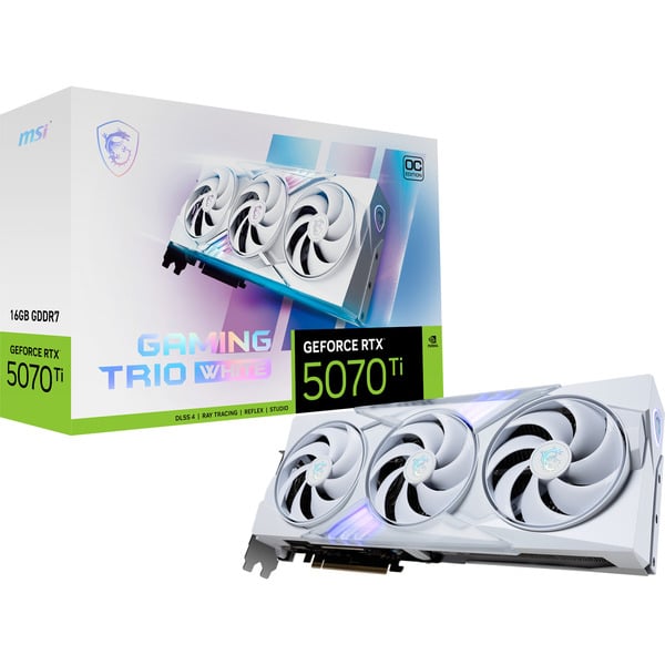 MSI GeForce RTX 5070 Ti 16G GAMING TRIO OC WHITE