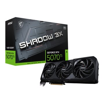 MSI GeForce RTX 5070 Ti - 16GB GDDR7 RAM - Grafikkarte