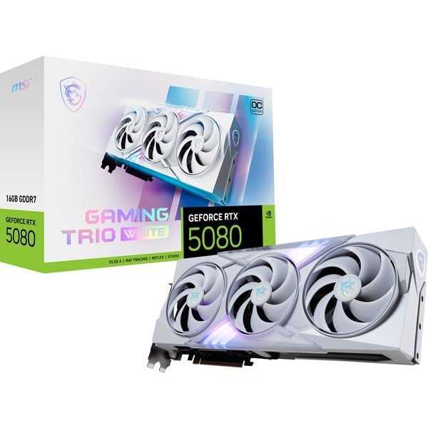 MSI GeForce RTX 5080 16G GAMING TRIO OC WHITE