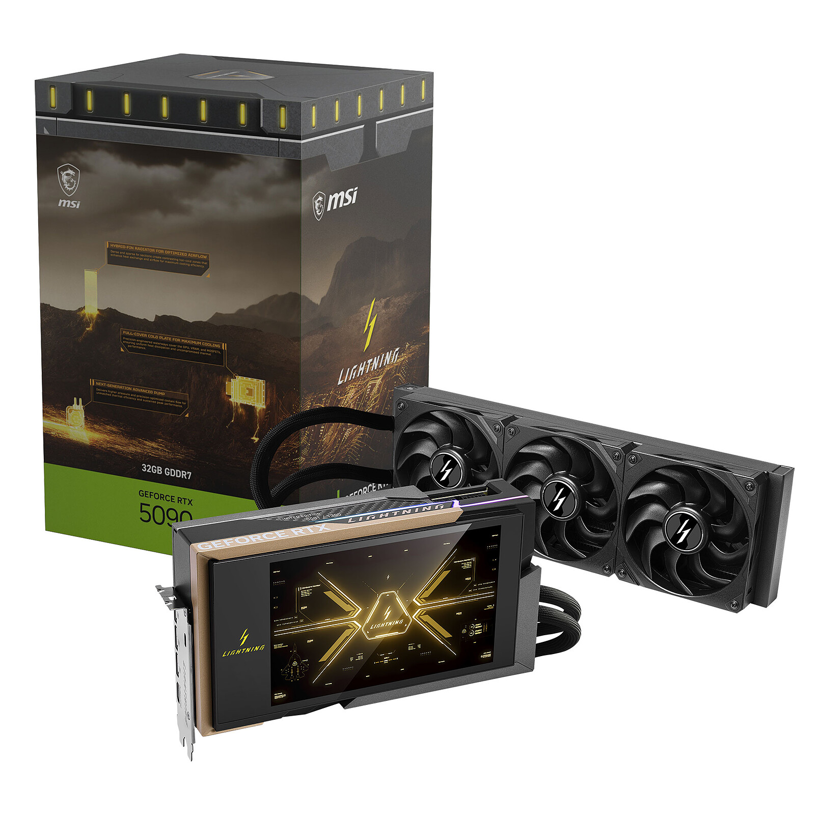 MSI GeForce RTX 5090 32G LIGHTNING Z - Edition Limitée