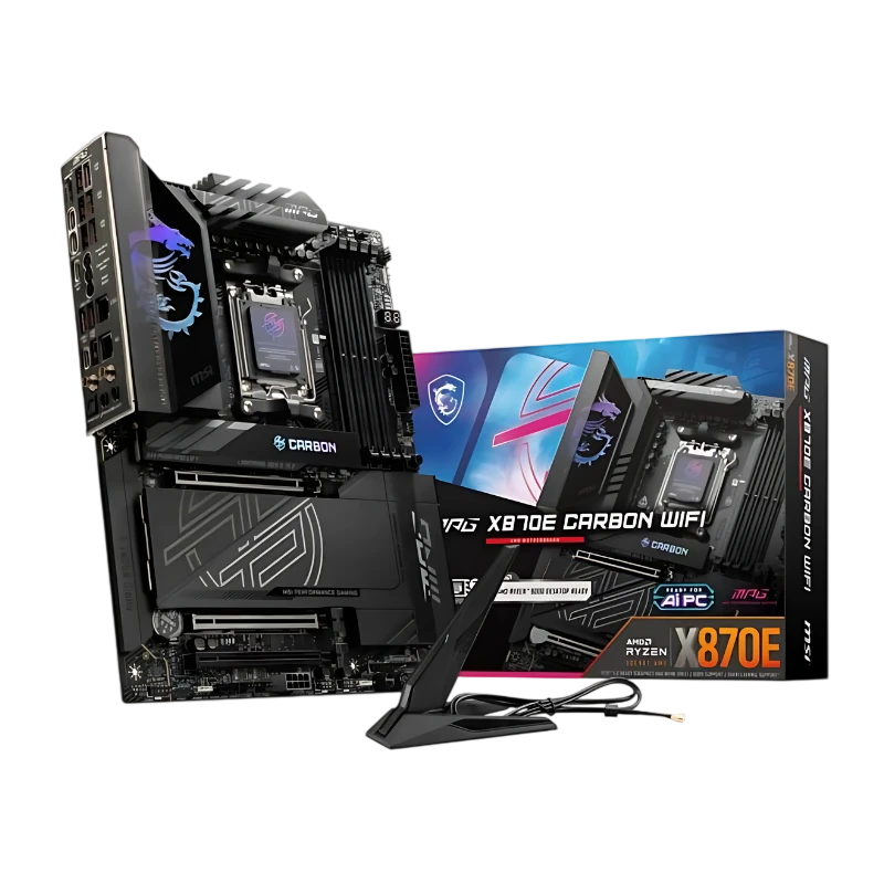 MSI MPG X870E CARBON WIFI Soquete AM5 ATX
