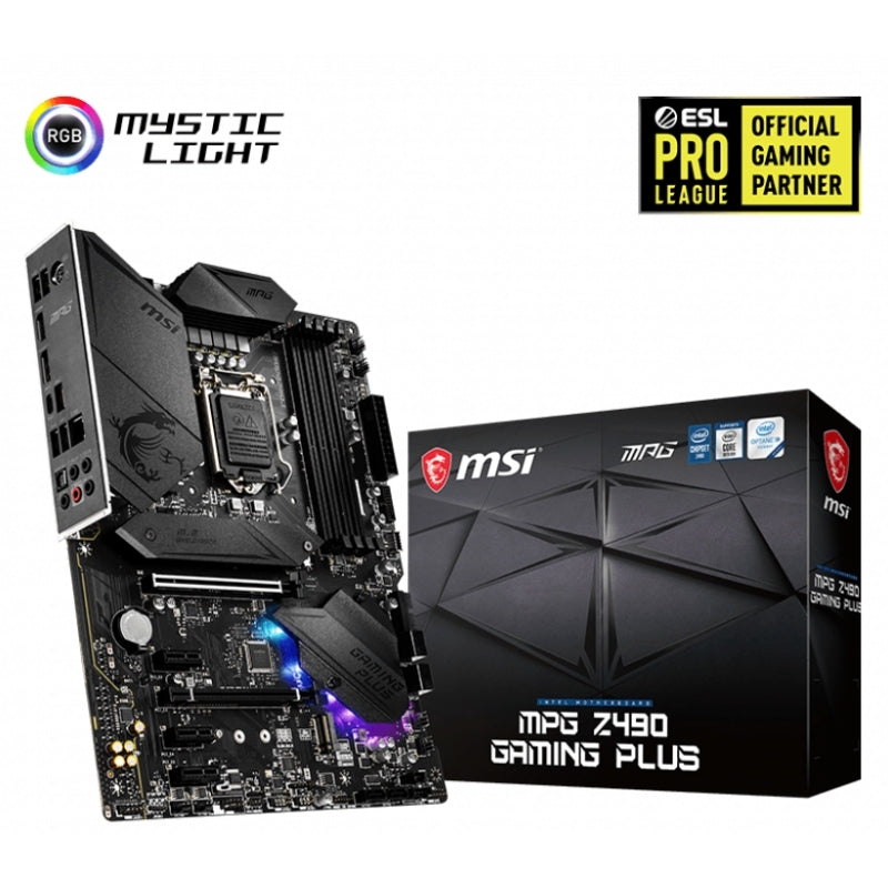 MSI MPG Z490 GAMING PLUS motherboard Intel Z490 LGA 1200 ATX