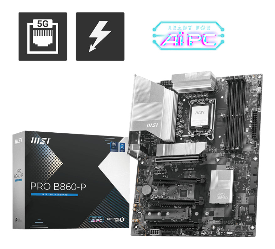 MSI PRO B860-P LGA1851 ATX DDR5 MB