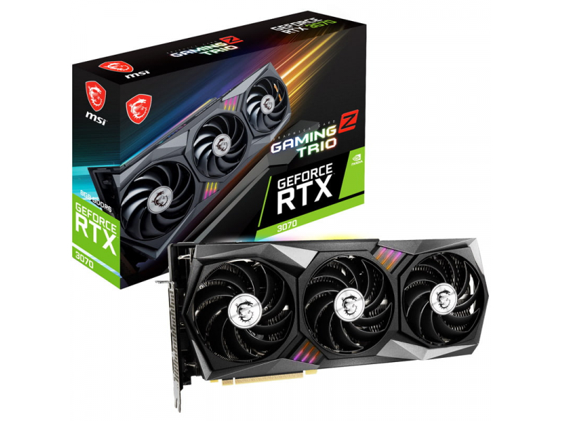 MSI RTX3070 GAMING Z TRIO LHR 8GB GDDR6 HDMI 3xDP