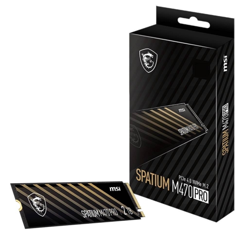 MSI SSD M.2 PCIe 4.0 NVMe 2TB SPATIUM M470 PRO-6.000R/5.000W