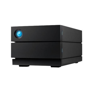 Nas LaCie 2big RAID STHJ28000800 ,  Matriz de disco rígido,  28 TB , 2 baias,  HDD 14 TB x 2,  USB 3.1 Gen 2 (externo) , com Plano de Serviço de Recuperação de Dados de Resgate de 5 anos