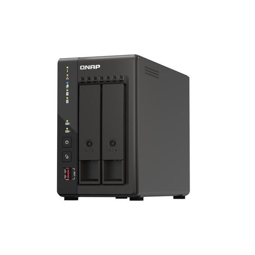 NAS QNAP 2-Bay Celeron J6412 4C/4T 2.6GHz/8GB(not expandable),2x2.5GbE/USB/Tower