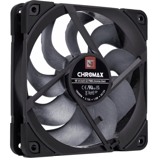 Noctua NF-A12x25 G2 PWM chromax.black