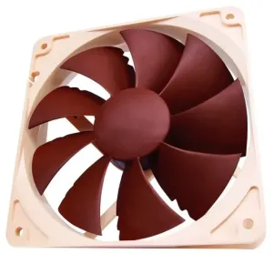 Noctua NF-P12 120 mm -kotelotuuletin, beige ja ruskea