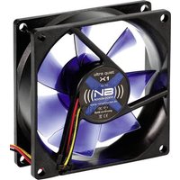 NoiseBlocker BlackSilent X1 PC-Gehäuse-Lüfter (B x H x T) 80 x 80 x 25 mm