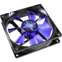 NoiseBlocker BlackSilent XE2 PC-Gehäuse-Lüfter Schwarz, Blau (transparent) (B x H x T) 92 x 92 x 25