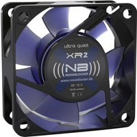 NoiseBlocker BlackSilent XR-2 PC-Gehäuse-Lüfter Schwarz, Blau (transparent) (B x H x T) 60 x 60 x 2