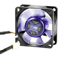 NoiseBlocker BlackSilent XR1 PC-Gehäuse-Lüfter Schwarz, Blau (transparent) (B x H x T) 60 x 60 x 25