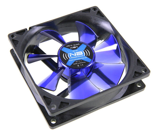 Noiseblocker BlackSilentFan XE1 Ventole 9,2 cm Nero