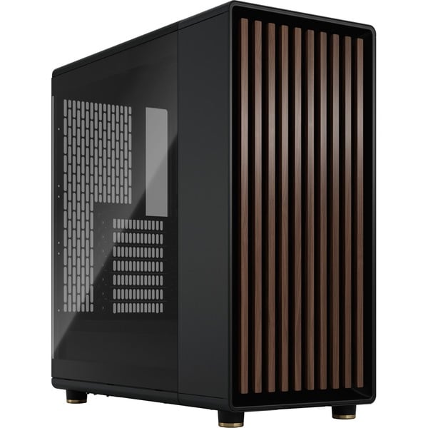 Caixa ATX North (Charcoal Black Tempered Glass Dark Tint) - FRACTAL DESIGN