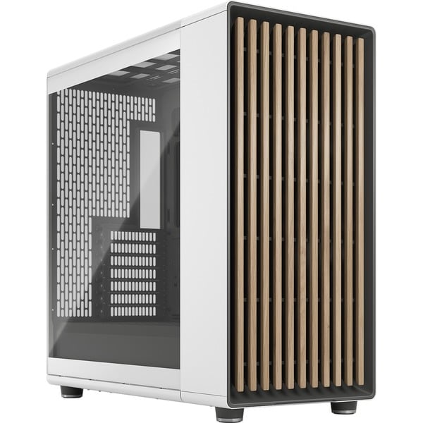 Caixa Extended-ATX North XL (Chalk White Tempered Glass Clear Tint) - FRACTAL DESIGN