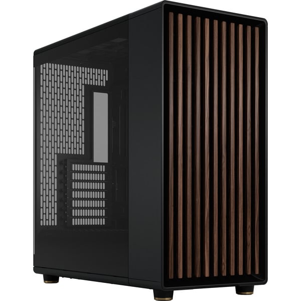 North XL RC Charcoal Black TG Dark midi tower behuizing
