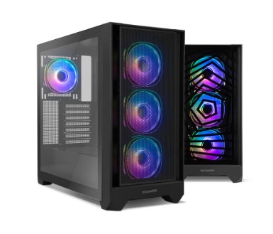 NOX - Hummer Caixa ATX Plasma ARGB Tempered Glass Preta NXHUMMERPLASMA
