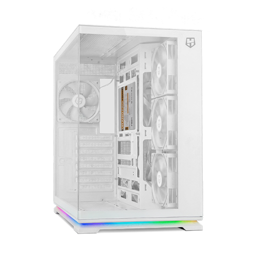 Nox Hummer GALAXY - ARGB STRIPE Mid Tower White | NXHUMMERGALAXYWH