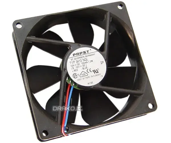 PAPST 92mm 3412 N/2GLE - Ultra Silent Pro