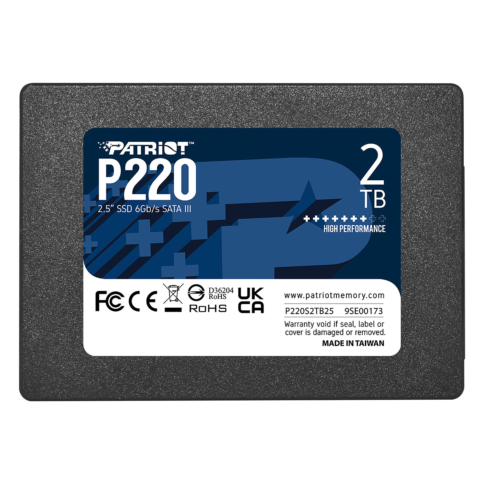 Patriot P220 SSD - 2TB - 2.5" - SATA-600