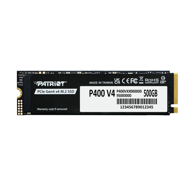 Patriot P400 V4 - SSD - 500 GB - PCIe 4.0 x4 (NVMe)