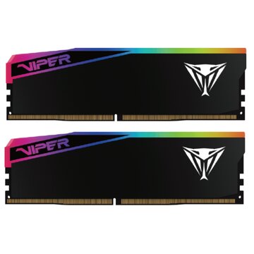 Patriot Viper Gaming RGB Elite 5 Ultra DDR5-6400 RAM, CL 32, AMD EXPO, Intel XMP 3.0 - 2x 24GB, schwarz