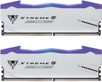 Patriot Viper Gaming RGB XTREME 5 DDR5-6400 RAM, CL 32, Intel XMP 3.0 - 48GB Dual-Kit, silber