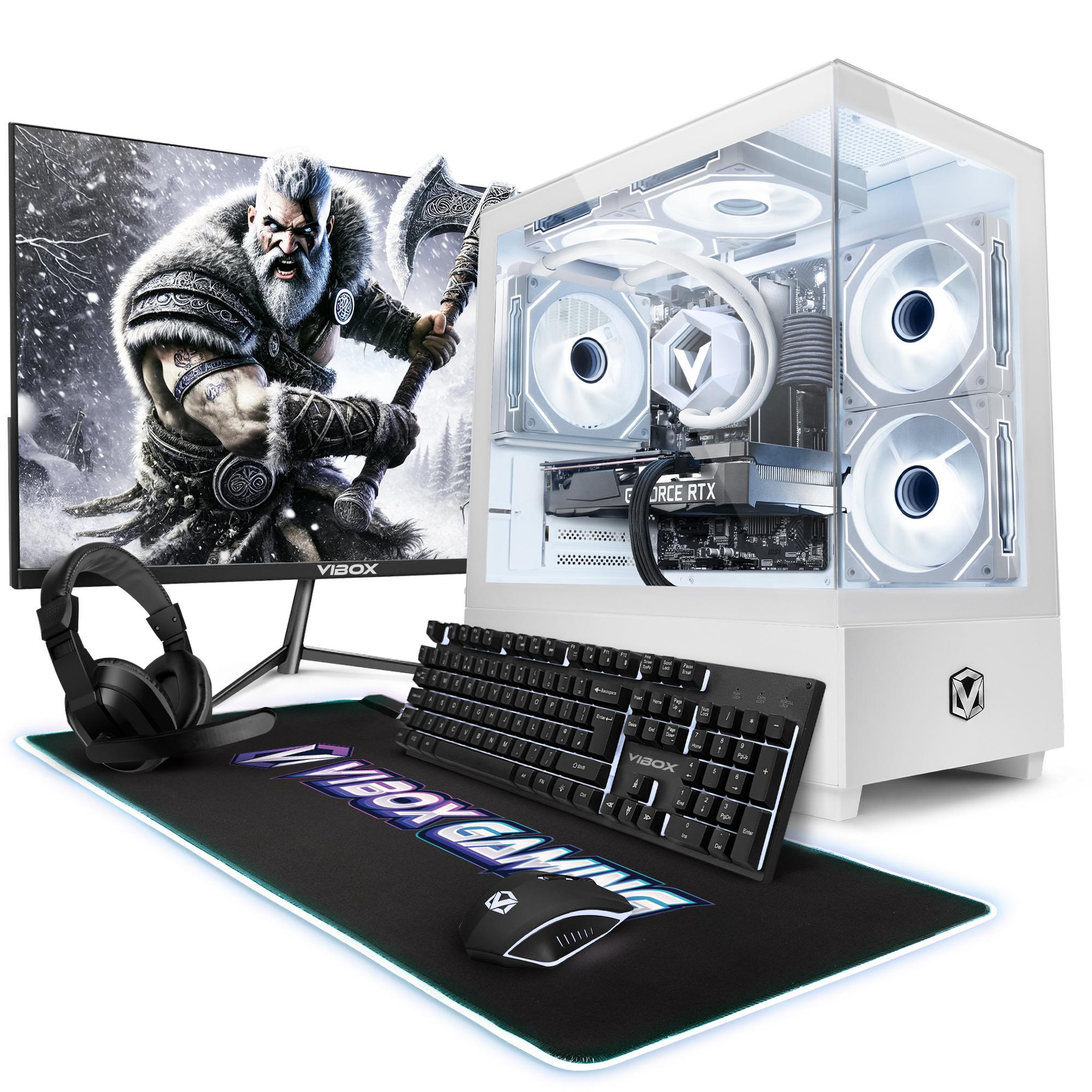 PC Gamer Complet - Ryzen 7 5700X, RTX 3050, 16 Go RAM, 500 Go SSD, Windows 11, WiFi + Bluetooth 5.4