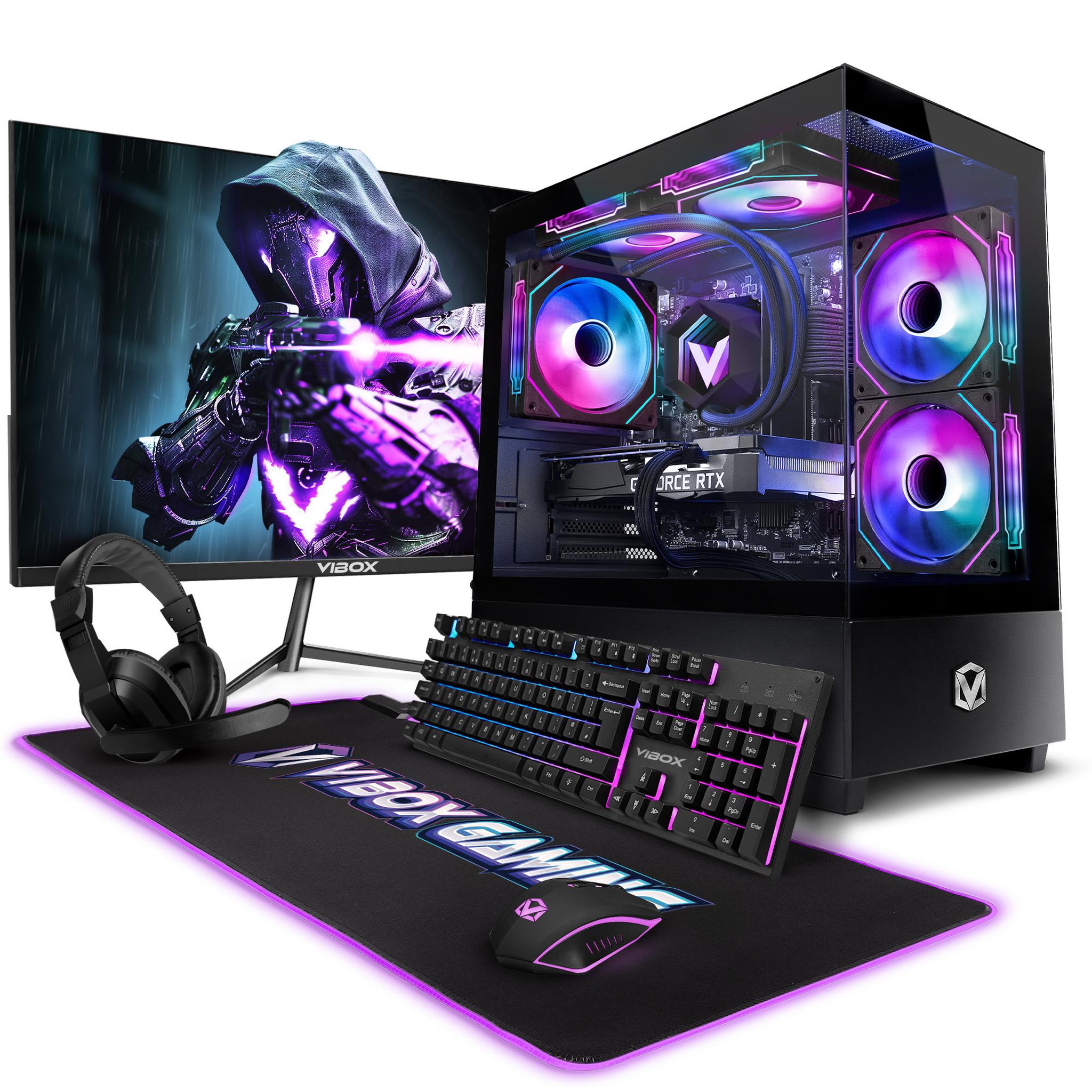 PC Gamer Complet - Ryzen 7 5700X, RTX 5060 Ti, 16 Go RAM, 1 To SSD, Windows 11, WiFi + Bluetooth 5.4