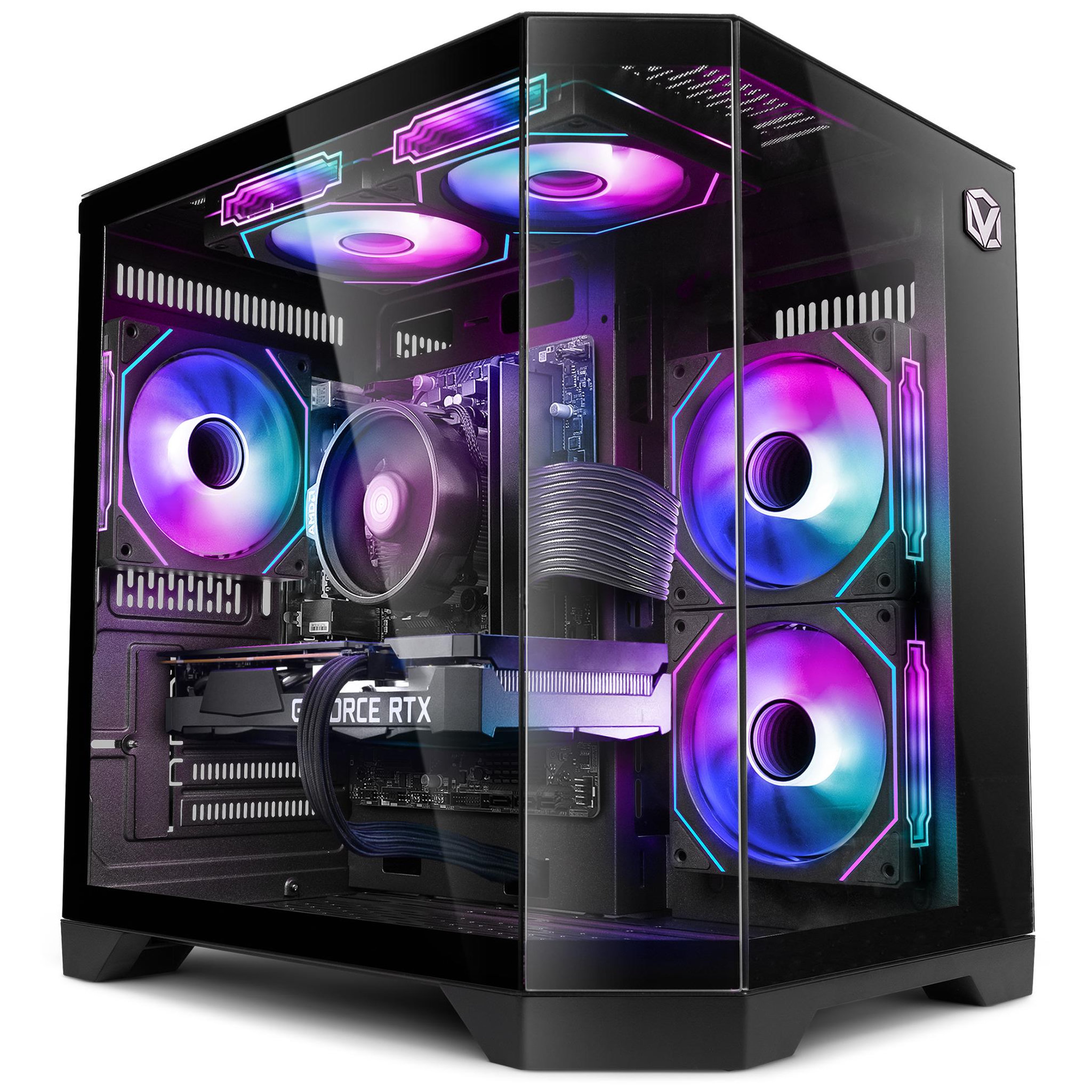 PC Gamer - Ryzen 5 5500, RTX 3050, 16 Go RAM, 500 Go SSD, Windows 11, WiFi 6 + Bluetooth 5.4
