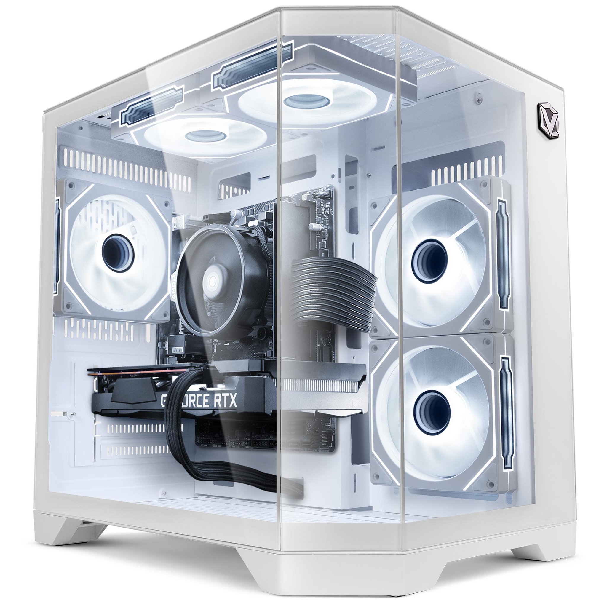 PC Gamer - Ryzen 5 5500, RTX 5060, 16 Go RAM, 1 To SSD, Windows 11, WiFi 6 + Bluetooth 5.4