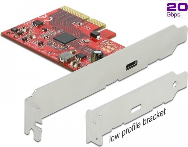 PCIe x4>1x externe USB-C 3.2 Gen 2x2