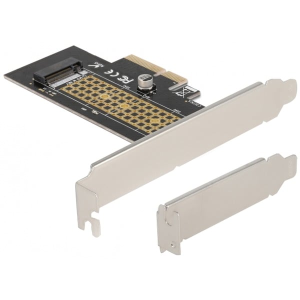 PCIe x4 > 1x internal M.2 NVMe-LP